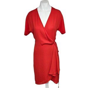 Aritzia  Babaton Wallace Wrap Dress Size XXS Orange